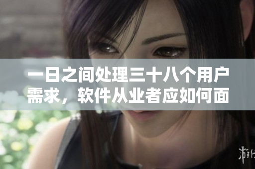 一日之間處理三十八個用戶需求，軟件從業(yè)者應如何面對？