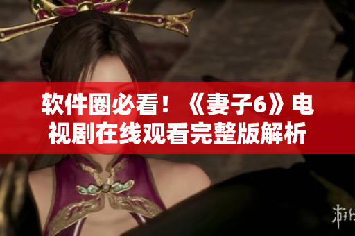 軟件圈必看！《妻子6》電視劇在線觀看完整版解析