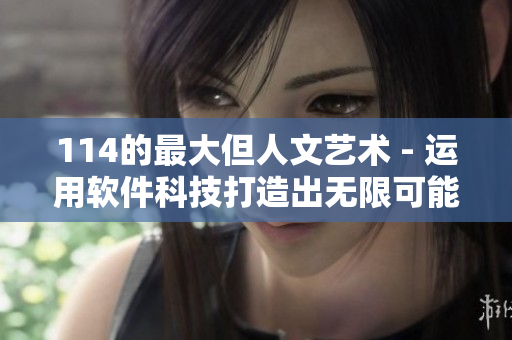 114的最大但人文藝術(shù) - 運用軟件科技打造出無限可能