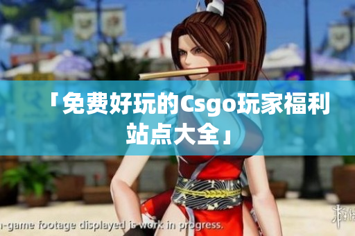 「免費好玩的Csgo玩家福利站點大全」