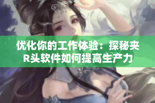 優(yōu)化你的工作體驗：探秘夾R頭軟件如何提高生產力