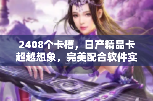 2408個(gè)卡槽，日產(chǎn)精品卡超越想象，完美配合軟件實(shí)現(xiàn)網(wǎng)絡(luò)安全與優(yōu)化