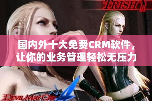 國內(nèi)外十大免費(fèi)CRM軟件，讓你的業(yè)務(wù)管理輕松無壓力