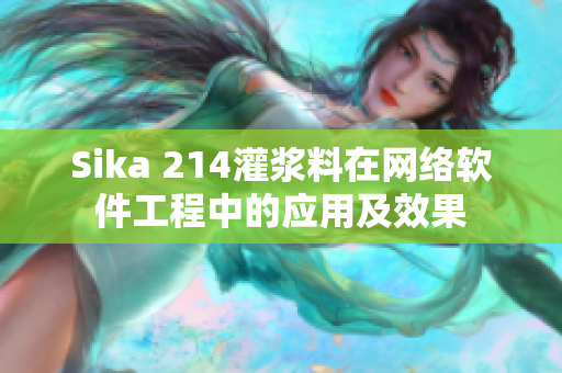 Sika 214灌漿料在網(wǎng)絡軟件工程中的應用及效果