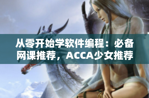從零開(kāi)始學(xué)軟件編程：必備網(wǎng)課推薦，ACCA少女推薦視頻!