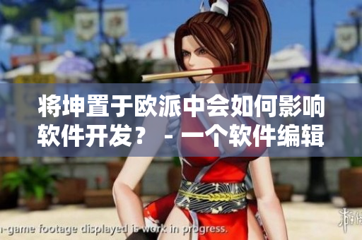 將坤置于歐派中會如何影響軟件開發(fā)？ - 一個軟件編輯的觀點