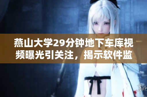 燕山大學(xué)29分鐘地下車庫視頻曝光引關(guān)注，揭示軟件監(jiān)控安全漏洞