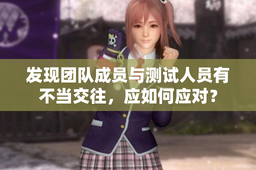 發(fā)現(xiàn)團(tuán)隊(duì)成員與測(cè)試人員有不當(dāng)交往，應(yīng)如何應(yīng)對(duì)？