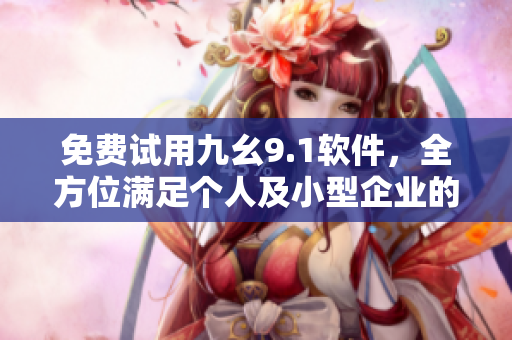 免費(fèi)試用九幺9.1軟件，全方位滿足個(gè)人及小型企業(yè)的需求