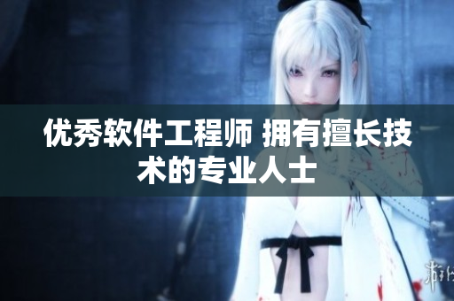 優(yōu)秀軟件工程師 擁有擅長(zhǎng)技術(shù)的專業(yè)人士