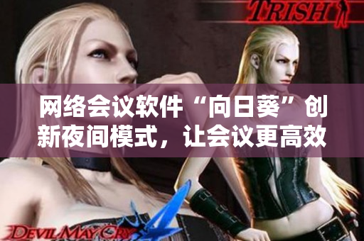 網(wǎng)絡(luò)會議軟件“向日葵”創(chuàng)新夜間模式，讓會議更高效