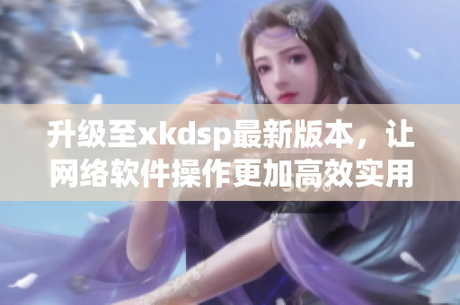 升級(jí)至xkdsp最新版本，讓網(wǎng)絡(luò)軟件操作更加高效實(shí)用