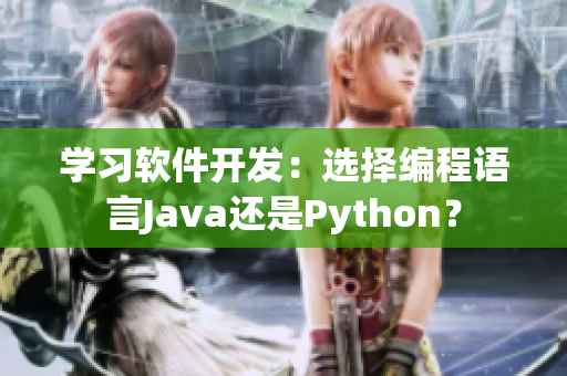 學(xué)習(xí)軟件開發(fā)：選擇編程語言Java還是Python？