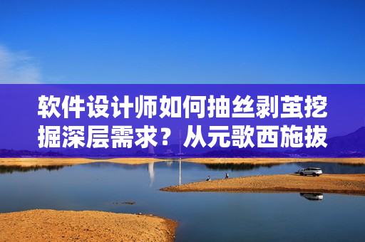軟件設(shè)計師如何抽絲剝繭挖掘深層需求？從元歌西施拔蘿卜流血中獲得啟示！