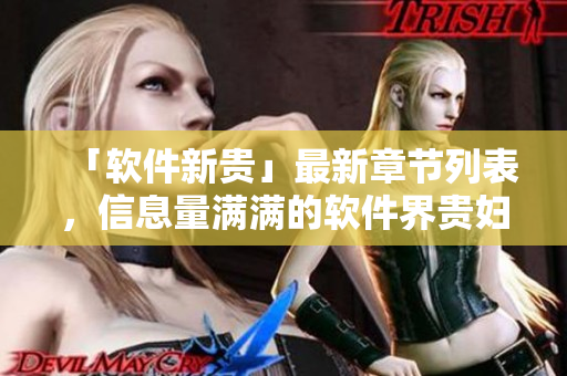 「軟件新貴」最新章節(jié)列表，信息量滿滿的軟件界貴婦！