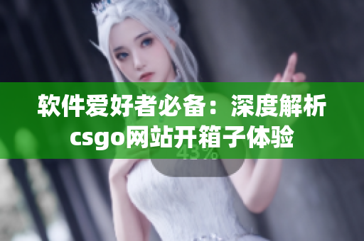 軟件愛(ài)好者必備：深度解析csgo網(wǎng)站開箱子體驗(yàn)