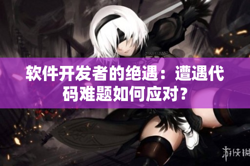 軟件開發(fā)者的絕遇：遭遇代碼難題如何應(yīng)對？