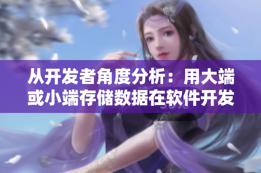從開(kāi)發(fā)者角度分析：用大端或小端存儲(chǔ)數(shù)據(jù)在軟件開(kāi)發(fā)中的差異