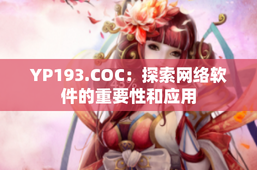 YP193.COC：探索網(wǎng)絡(luò)軟件的重要性和應(yīng)用