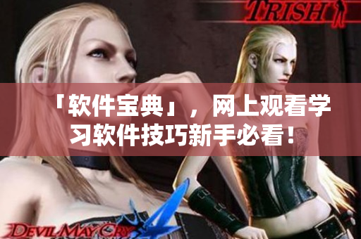 「軟件寶典」，網(wǎng)上觀看學(xué)習(xí)軟件技巧新手必看！