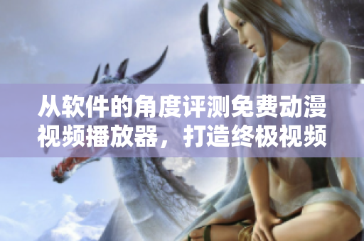 從軟件的角度評測免費動漫視頻播放器，打造終極視頻解決方案