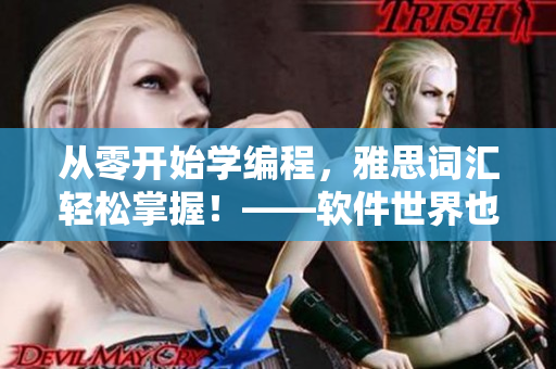 從零開(kāi)始學(xué)編程，雅思詞匯輕松掌握！——軟件世界也需要雅思詞匯
