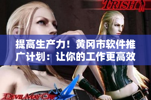 提高生產(chǎn)力！黃岡市軟件推廣計劃：讓你的工作更高效