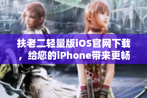 扶老二輕量版iOS官網(wǎng)下載，給您的iPhone帶來更暢快的使用體驗