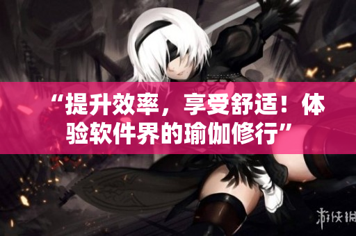 “提升效率，享受舒適！體驗(yàn)軟件界的瑜伽修行”
