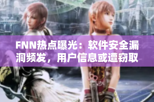 FNN熱點曝光：軟件安全漏洞頻發(fā)，用戶信息或遭竊取