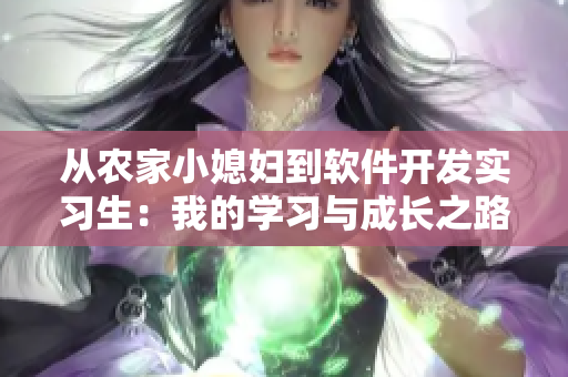 從農(nóng)家小媳婦到軟件開發(fā)實習生：我的學習與成長之路