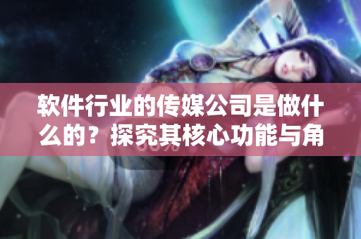 軟件行業(yè)的傳媒公司是做什么的？探究其核心功能與角色