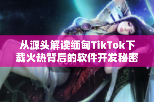 從源頭解讀緬甸TikTok下載火熱背后的軟件開發(fā)秘密