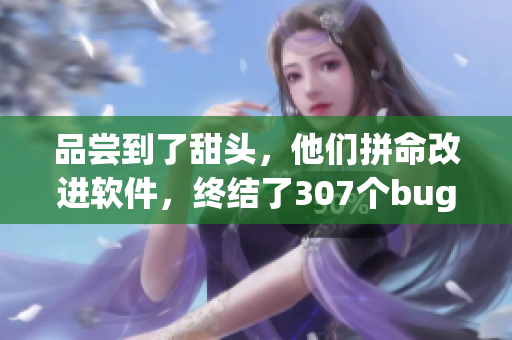 品嘗到了甜頭，他們拼命改進(jìn)軟件，終結(jié)了307個bug