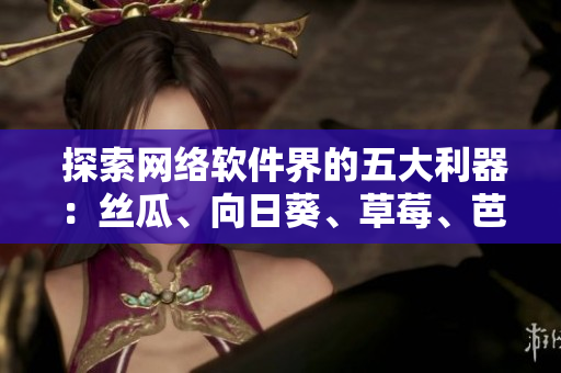  探索網(wǎng)絡軟件界的五大利器：絲瓜、向日葵、草莓、芭樂、黃瓜 