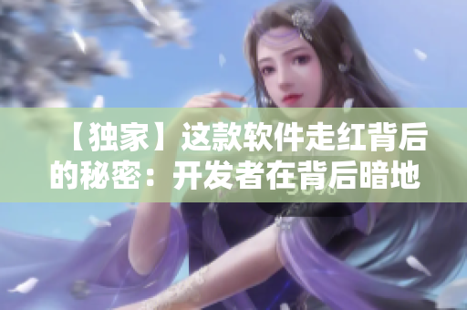 【獨(dú)家】這款軟件走紅背后的秘密：開(kāi)發(fā)者在背后暗地操作？！——軟件黑幕揭秘