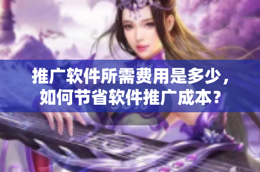 推廣軟件所需費(fèi)用是多少，如何節(jié)省軟件推廣成本？
