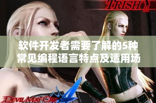 軟件開發(fā)者需要了解的5種常見編程語言特點(diǎn)及適用場景