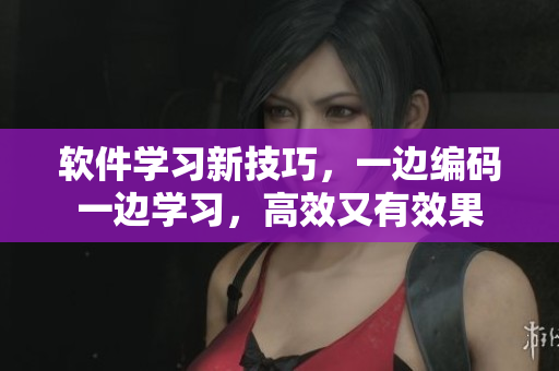 軟件學(xué)習新技巧，一邊編碼一邊學(xué)習，高效又有效果