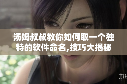湯姆叔叔教你如何取一個(gè)獨(dú)特的軟件命名,技巧大揭秘
