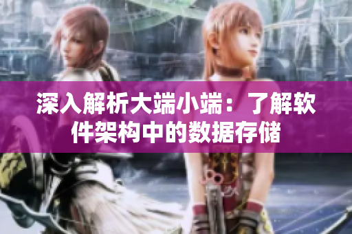 深入解析大端小端：了解軟件架構中的數(shù)據(jù)存儲