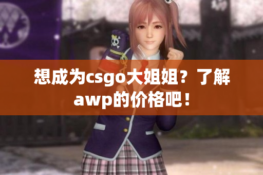 想成為csgo大姐姐？了解awp的價格吧！