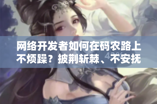 網(wǎng)絡開發(fā)者如何在碼農路上不煩躁？披荊斬棘、不安撫世界而安撫內心的五個方法！