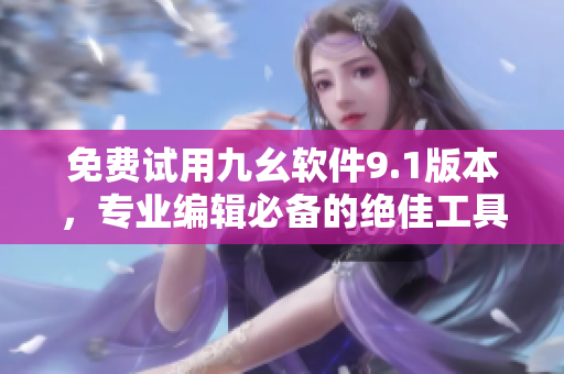 免費試用九幺軟件9.1版本，專業(yè)編輯必備的絕佳工具