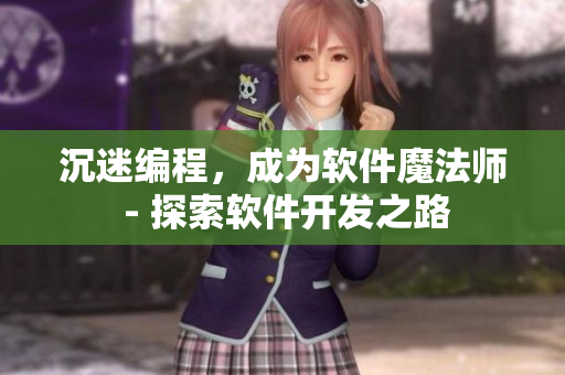 沉迷編程，成為軟件魔法師 - 探索軟件開(kāi)發(fā)之路