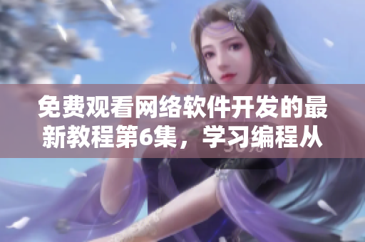 免費觀看網(wǎng)絡(luò)軟件開發(fā)的最新教程第6集，學(xué)習(xí)編程從基礎(chǔ)到高級技巧!