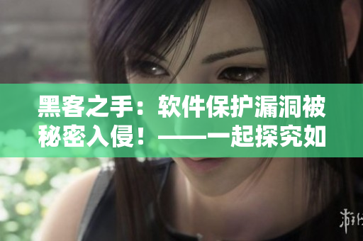 黑客之手：軟件保護(hù)漏洞被秘密入侵！——一起探究如何提升軟件安全性！