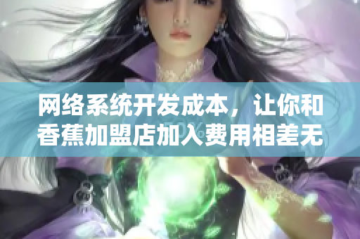 網(wǎng)絡(luò)系統(tǒng)開發(fā)成本，讓你和香蕉加盟店加入費用相差無幾！