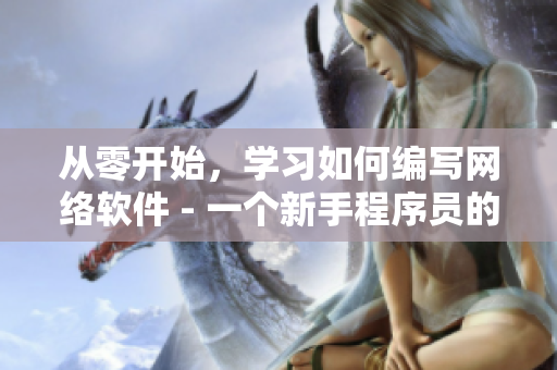 從零開始，學(xué)習(xí)如何編寫網(wǎng)絡(luò)軟件 - 一個(gè)新手程序員的指南