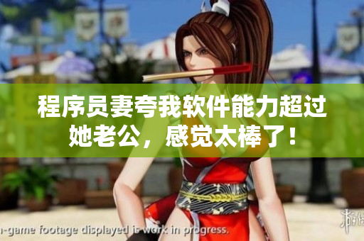 程序員妻夸我軟件能力超過(guò)她老公，感覺(jué)太棒了！